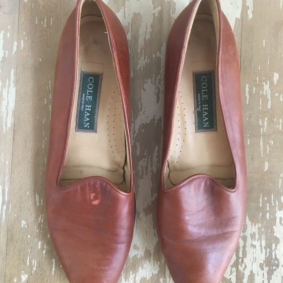 Cole Haan Leather Flats size 9 AA Made in Italy - Picture 2 of 5
